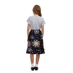 Kids  Ruffle Flared Wrap Midi Skirt 