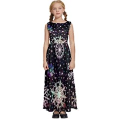 Kids  Satin Sleeveless Maxi Dress 