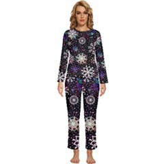 Womens  Long Sleeve Lightweight Pajamas Set 