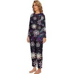 Womens  Long Sleeve Lightweight Pajamas Set 