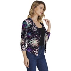 Women s Casual 3/4 Sleeve Spring Jacket 