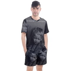 Men s Mesh T-Shirt and Shorts Set 