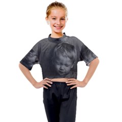 Kids Mock Neck T-Shirt 