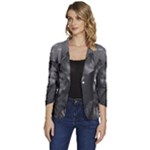 Feel of music Women s One-Button 3/4 Sleeve Short Jacket