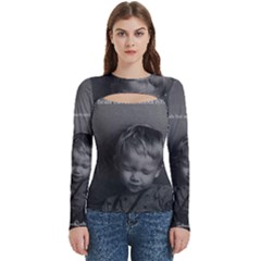 Feel of music Women s Cut Out Long Sleeve T