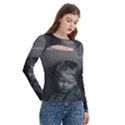 Women s Cut Out Long Sleeve T-Shirt 