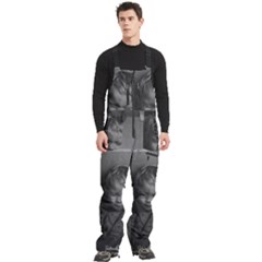 Men s Front Zip Ski And Snowboard Bib Pants 