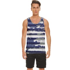 Men s Wide Collar Tank Top 