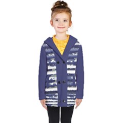 Kids  Double Breasted Button Coat 