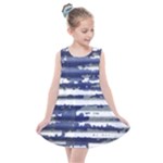 Metallic Rhythm Print Kids  Summer Dress