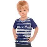 Metallic Rhythm Print Kids  Sports T-Shirt