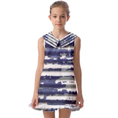 Kids  Pilgrim Collar Ruffle Hem Dress 