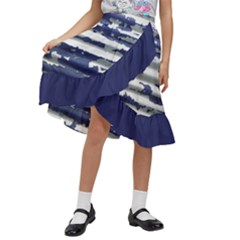 Kids  Ruffle Flared Wrap Midi Skirt 