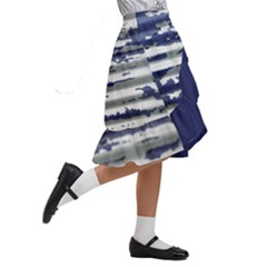 Kids  Ruffle Flared Wrap Midi Skirt 