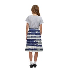 Kids  Ruffle Flared Wrap Midi Skirt 