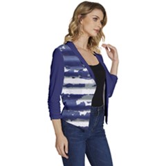 Women s Casual 3/4 Sleeve Spring Jacket 