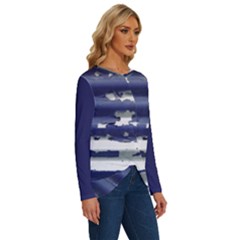 Long Sleeve Crew Neck Pullover Top 