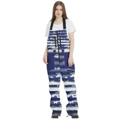 Women s Front Zip Ski And Snowboard Bib Pants 