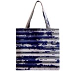 Metallic Rhythm Print Zipper Grocery Tote Bag