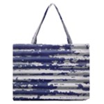 Metallic Rhythm Print Zipper Medium Tote Bag