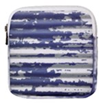 Metallic Rhythm Print Mini Square Pouch