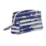 Metallic Rhythm Print Wristlet Pouch Bag (Medium)