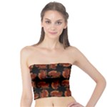 Fantasy skeleton dragon hand drawn motif pattern Tube Top