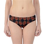 Fantasy skeleton dragon hand drawn motif pattern Hipster Bikini Bottoms