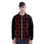 Fantasy skeleton dragon hand drawn motif pattern Men s Windbreaker