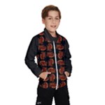 Fantasy skeleton dragon hand drawn motif pattern Kids  Windbreaker