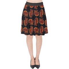 Velvet High Waist Skirt 