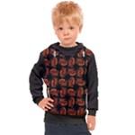 Fantasy skeleton dragon hand drawn motif pattern Kids  Hooded Pullover