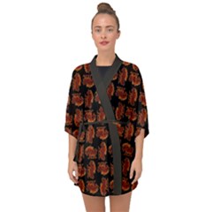 Half Sleeve Chiffon Kimono 