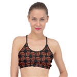 Fantasy skeleton dragon hand drawn motif pattern Basic Training Sports Bra