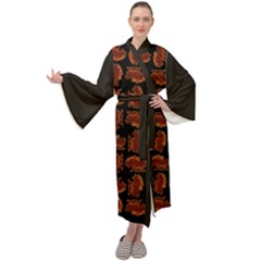 Maxi Velvet Kimono 