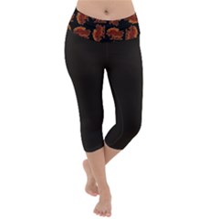 Lightweight Velour Capri Yoga Leggings 