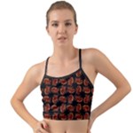 Fantasy skeleton dragon hand drawn motif pattern Mini Tank Bikini Top