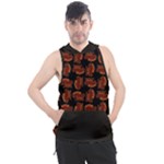 Fantasy skeleton dragon hand drawn motif pattern Men s Sleeveless Hoodie