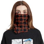 Fantasy skeleton dragon hand drawn motif pattern Face Covering Bandana (Two Sides)