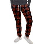 Fantasy Skeleton Dragon Hand Drawn Motif Seamless Pattern Bk Men s Jogger Sweatpants