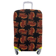 Fantasy Skeleton Dragon Hand Drawn Motif Seamless Pattern Bk Luggage Cover (Medium) from ArtsNow.com