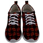 Fantasy Skeleton Dragon Hand Drawn Motif Seamless Pattern Bk Mens Athletic Shoes