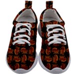 Fantasy Skeleton Dragon Hand Drawn Motif Seamless Pattern Bk Kids Athletic Shoes