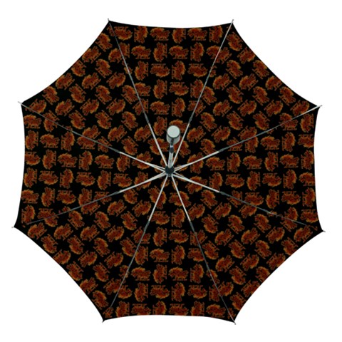 Fantasy Skeleton Dragon Hand Drawn Motif Seamless Pattern Bk Automatic Folding Umbrella with Case (Medium) from ArtsNow.com