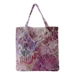 Hidden Heart Grocery Tote Bag