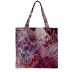 Hidden Heart Zipper Grocery Tote Bag