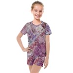 Hidden Heart Kids  Mesh T-Shirt and Shorts Set