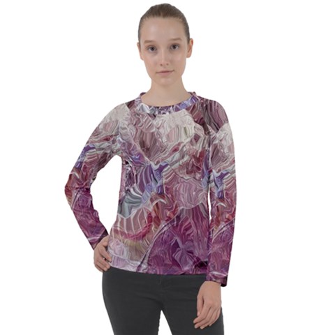 Hidden Heart Women s Long Sleeve Raglan T