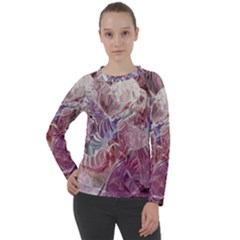 Hidden Heart Women s Long Sleeve Raglan T