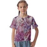 Hidden Heart Kids  Cuff Sleeve Scrunch Bottom T-Shirt